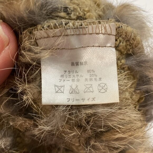 Brown Fur Hat beanie hat - Picture 12 of 12